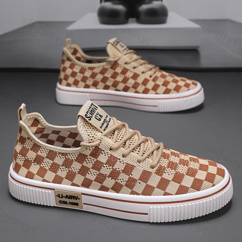 Mote Herre Fritid Sportssko Menn Mote 2025 Sommer Ny Casual Sneakers Student Casual Plattform Utendørs Vulkaniserte Løpesko