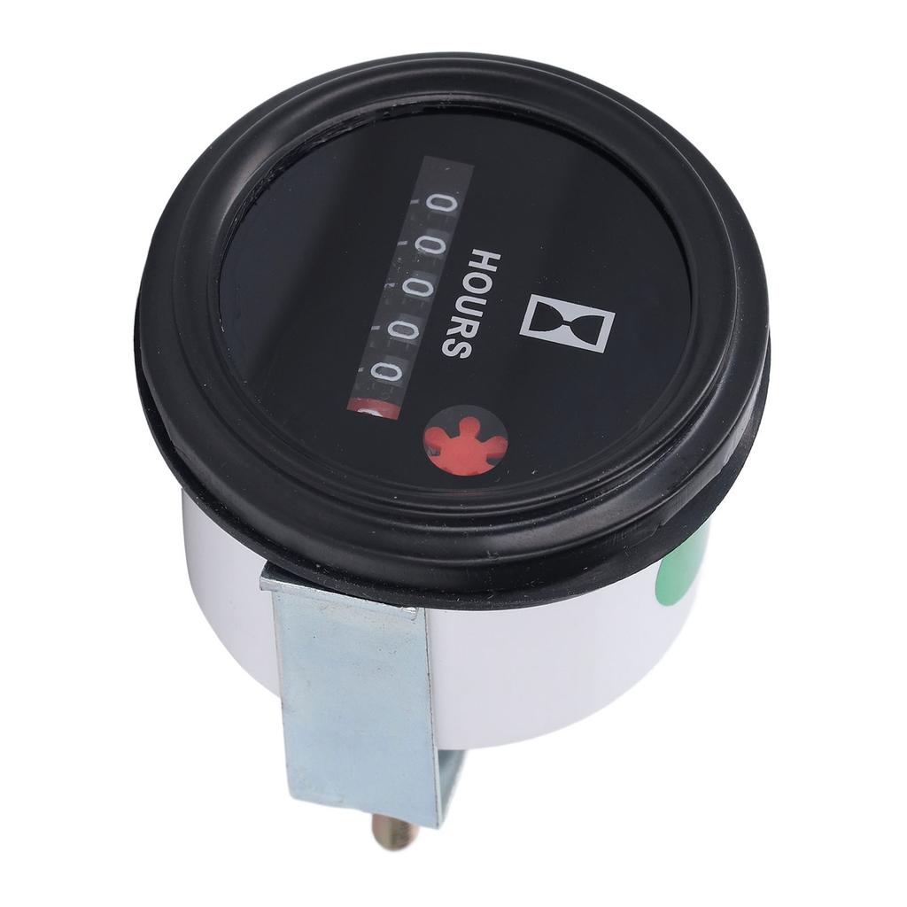 Contor Ore Quartz 099999.9H 6 Cifre Precizie Ridicată Rotund Tester Contor Ore pentru Pompă Generator