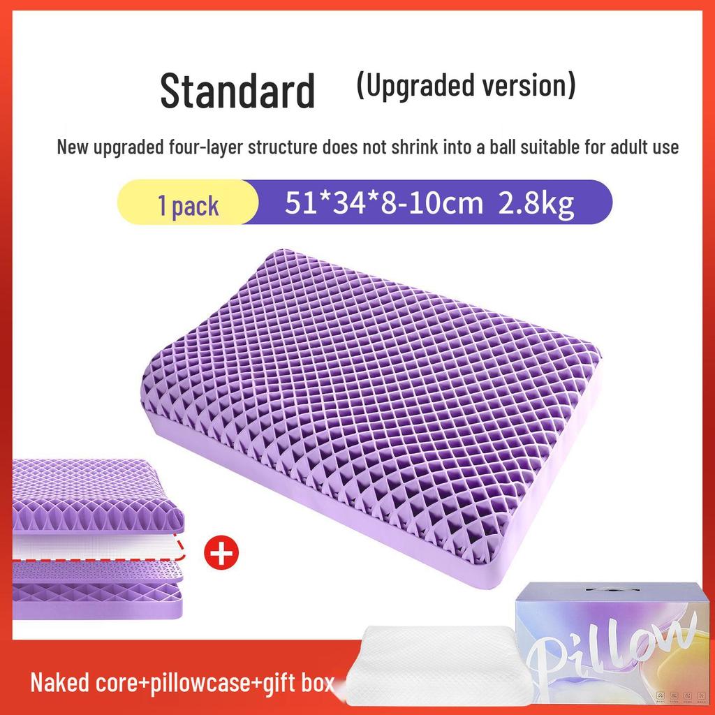 Cross-Border Pectin TPE Neck Support Pillow - Breathable, No-Pressure, Wing Design, Latex, Washable, Influencer-Approved Pillow