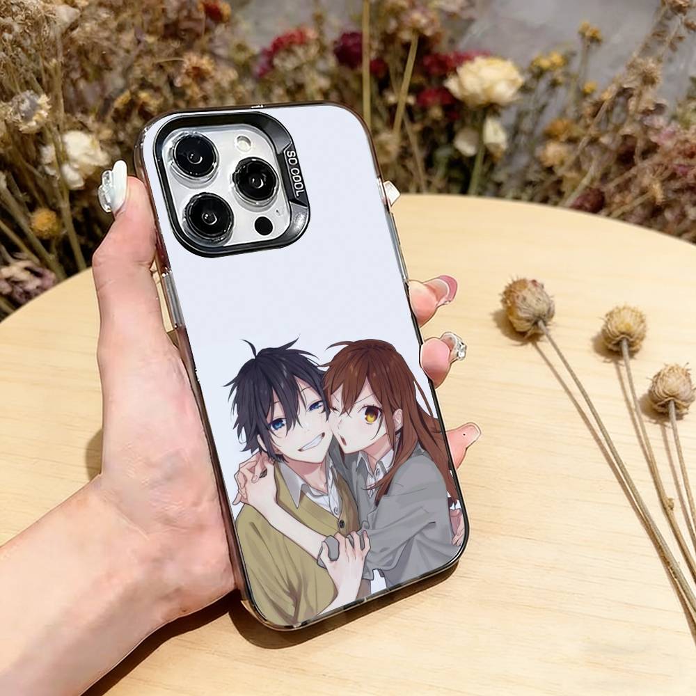 Horimiya Phone Case For iPhone 17,16,15,14,13,12,11 Plus,Pro Max,XS,Colorful Silver Phone Case Funda Cover