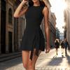 Fake Two Pieces Anti-light Tight Sports Thin Straps Casual Fitness Beautiful Back Yoga Women's Tennis Skirt
