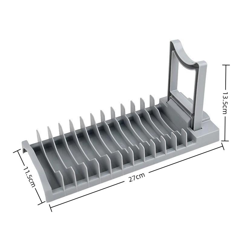 Küchen Geschirr Abtropfgestell Schnelle Entwässerung Mehrschlitz Design Wasserdicht Arbeitsplatten Organizer für Teller Schüssel Geschirr Aufbewahrung