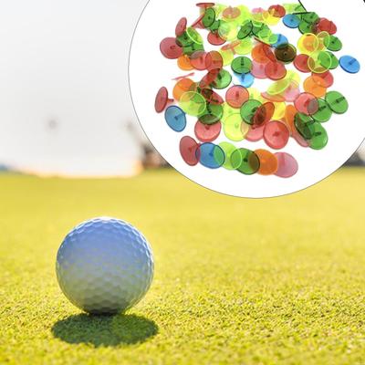 100 kusů značek na golfové míčky Pozicionální značka Novinka Potřeby Dárky Praktické Průhledné