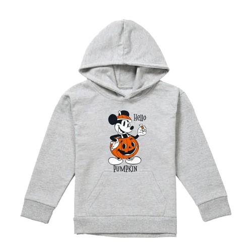 Disney Childrens/Kids Hello Pumpkin Mickey Mouse Heather Hoodie