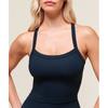 Gymshark Everyday Seamless Ribbed Midi Top Navy B4c3l Ub9p