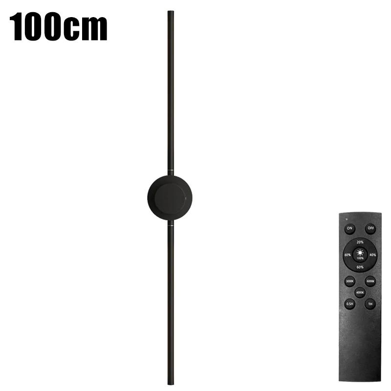 LED Wall Light Dimmable 3 Light Colors Wall Lights Touch and Remote Control Minimalist Metal Wall Lighting for Hallway Stairway