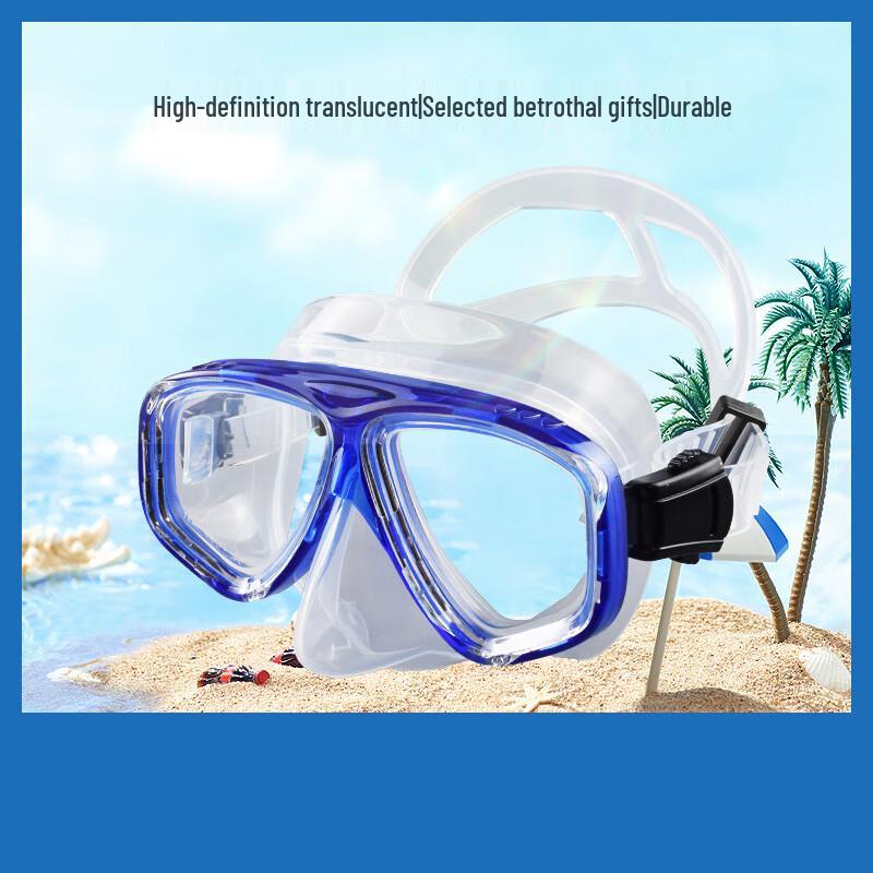 WEZHO Großer Rahmen Silikon Tauchmaske