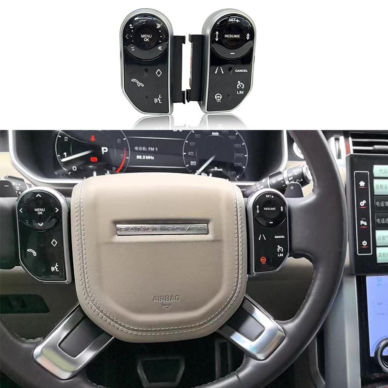 Car Steering Wheel Buttons for Range Rover Vogue L405 Sport L494 for Land Rover Discovery 5 Style Keys Touch Button