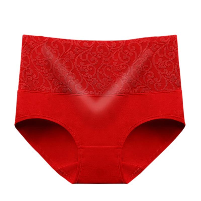 Women High Waist Tummy Control Cotton Briefs