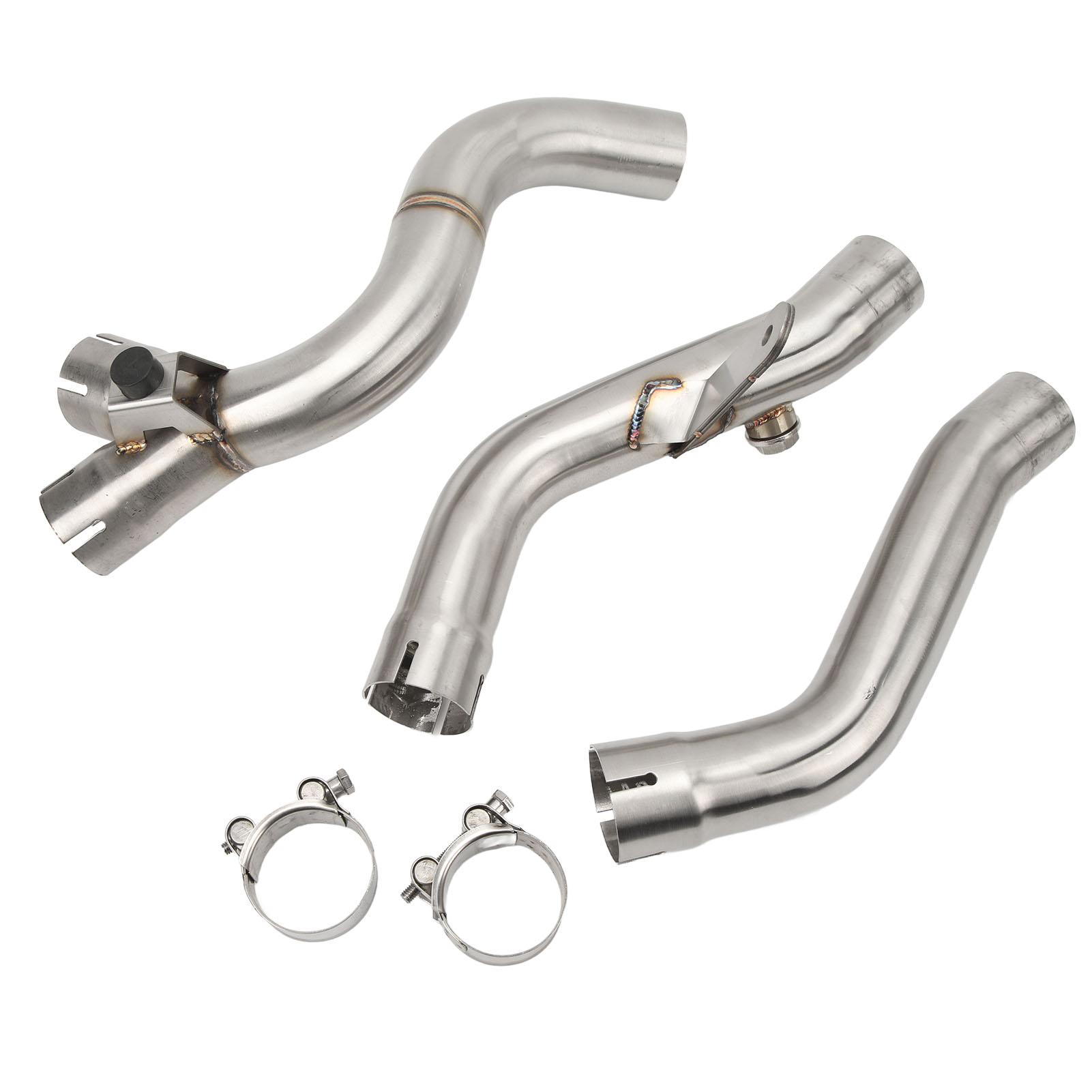 

Середня ланка вихлопної труби мотоцикла Сильний контроль потужності Нержавіюча сталь Підходить для R850R 2004‑2007