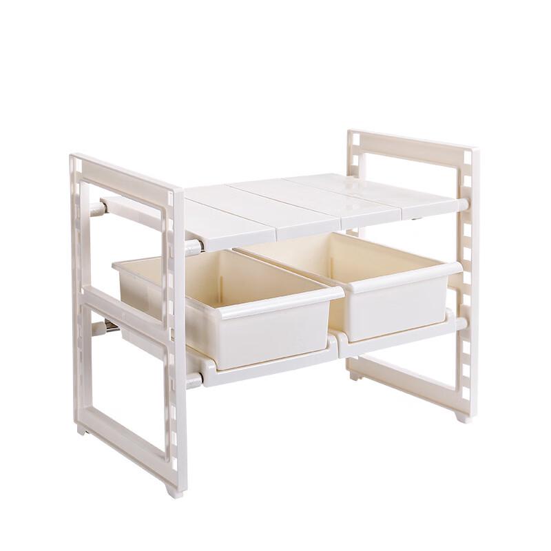 Duomeiwu Retractable Undersink Storage Rack