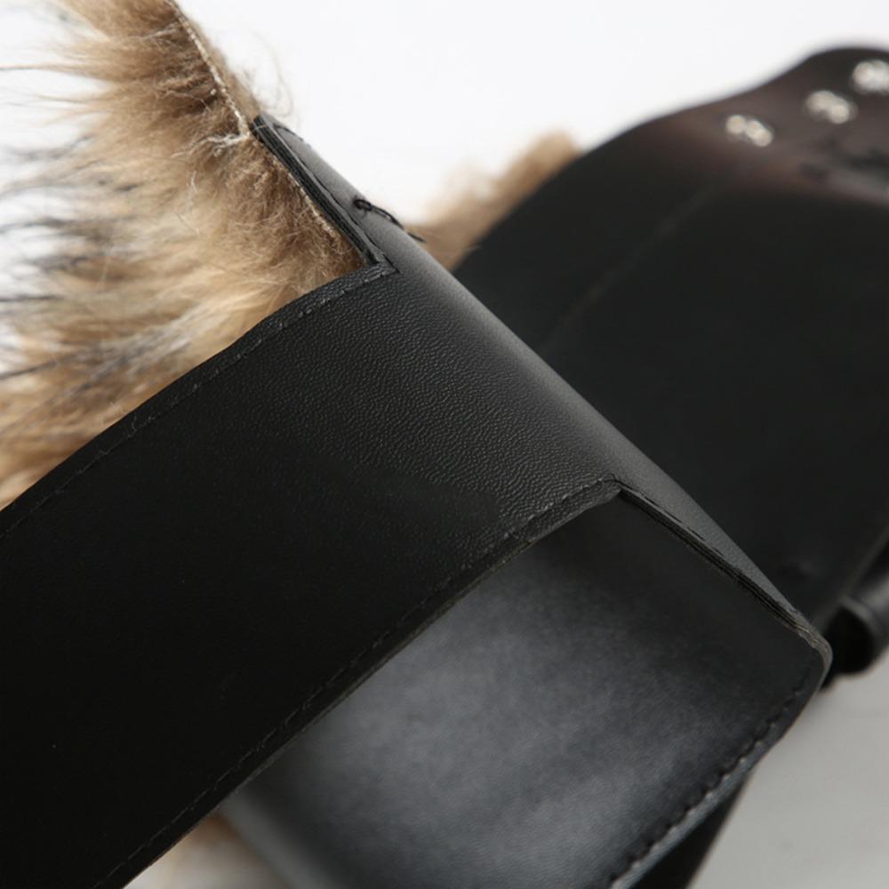 Zinc Zinc Alloy Hip-hop Belt Vintage PU Waist Bag Elegant Fur Tassels Waistband  Streetwear