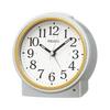 Seiko Clock Alarm Clock Table Clock Automatic Lighting Analog Visible At Night Silver Metallic 116 X 115 X 81mm KR518S