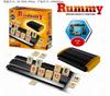 Rummy Number Card Game With Plastic Material For Family Fun And Brain Development