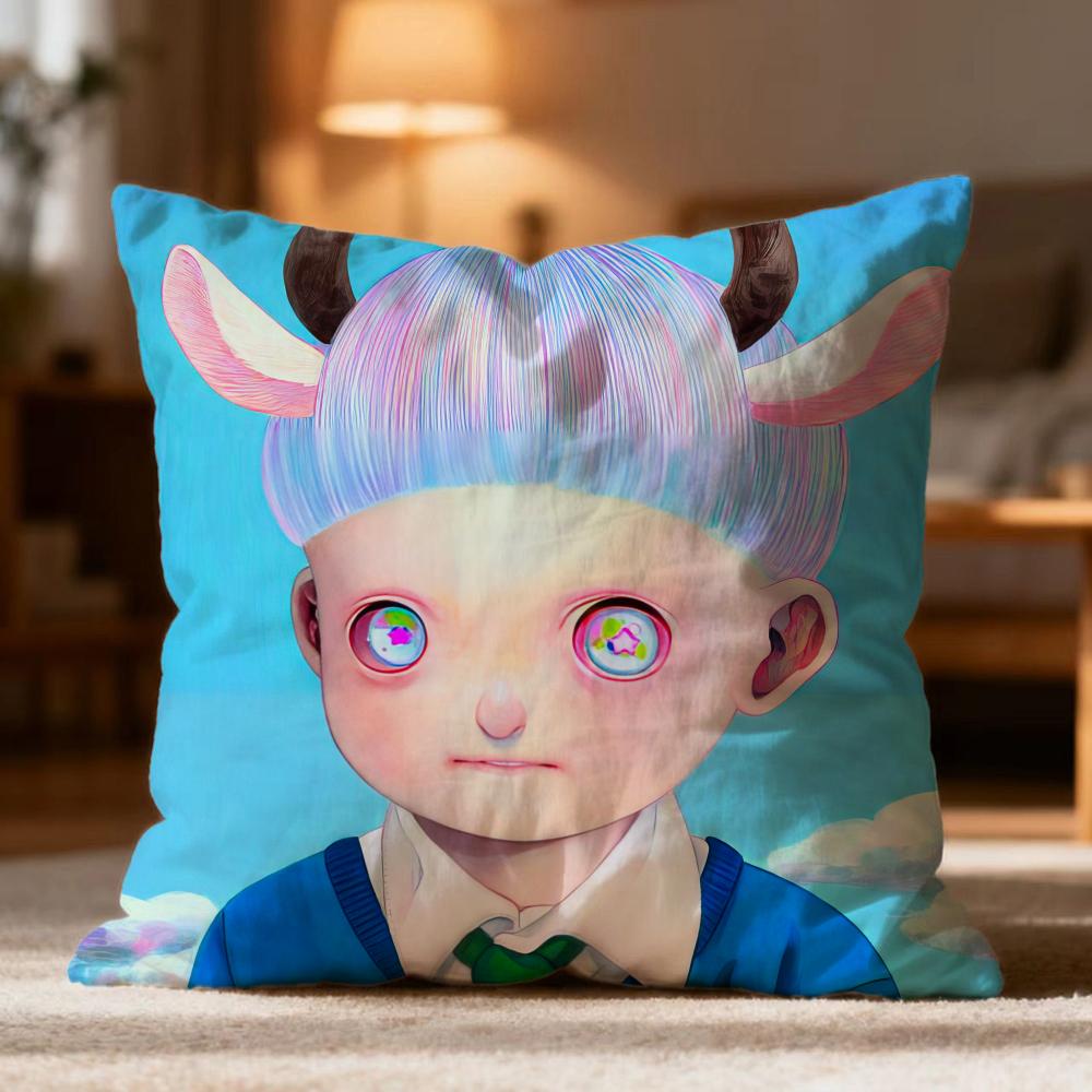 

Popular HHikari Shimodaed Cushion Cover Soft Washable Pillow Case Multi-Scene for Couch Bed Travel Office Use 30cmx30cm