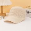 Korean Knitted Hollow Baseball Cap with Adjustable Outdoor Versatile Casual Duckbill Cap for Spring and Summer, Men's and Women's Knitted Caps