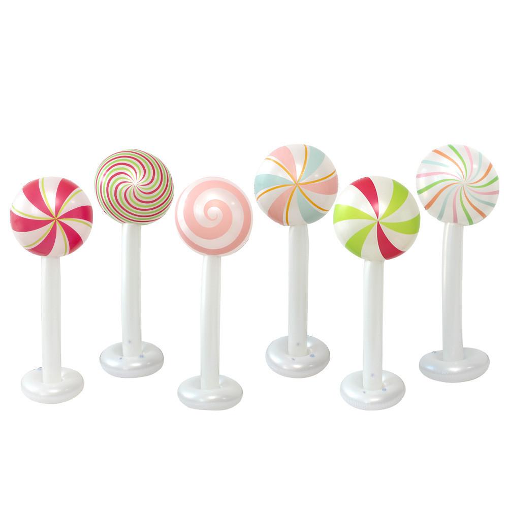 Christmas Inflatable Lollipop Decoration For Holiday Party Festive Decor