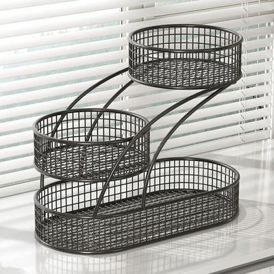 Fruit Basket Storage Rack Space Saver Modern Multipurpose Bowl Kitchen Organizer for Dining