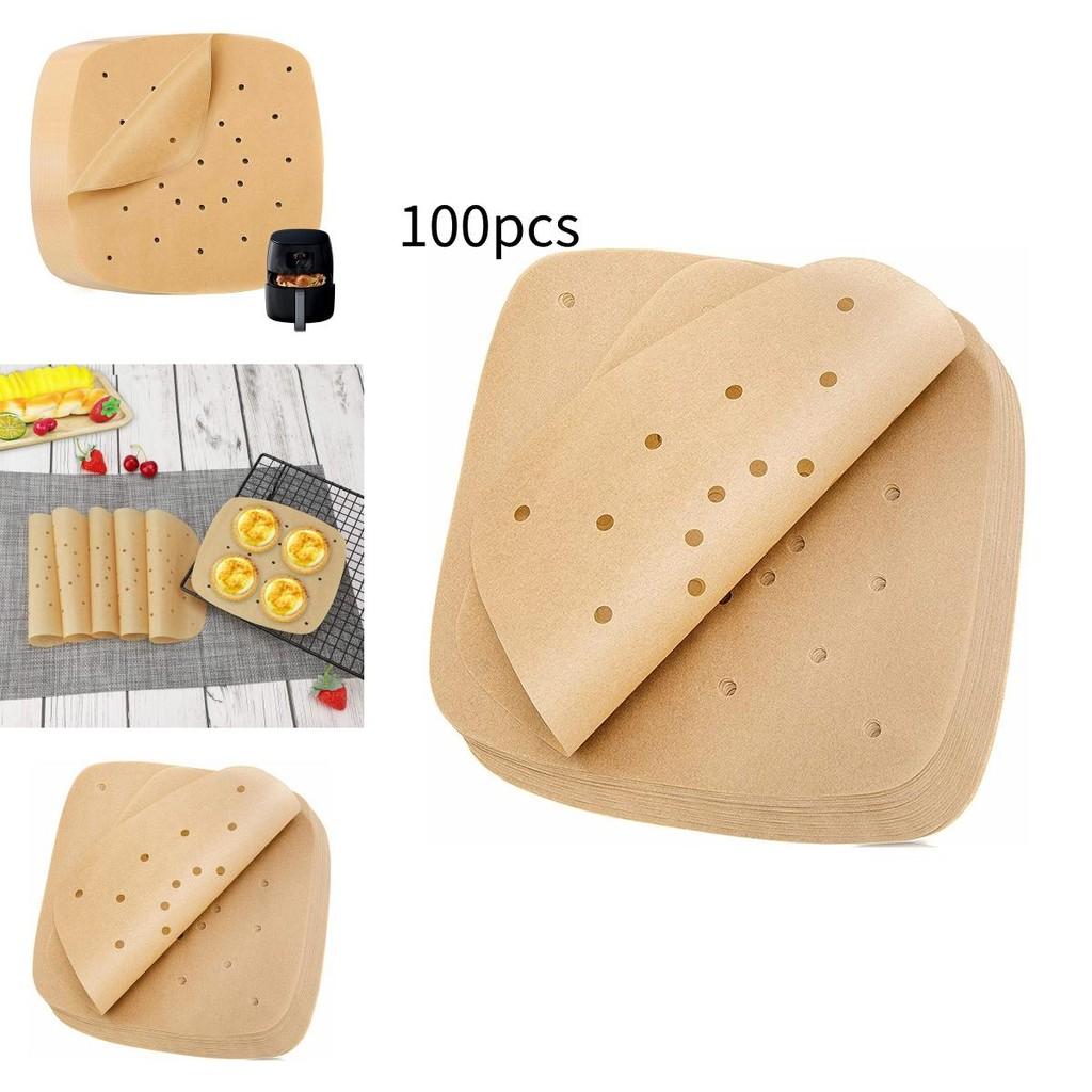 High Temperature Resistant Air Fryer Parchment Paper Round Baking Sheets For Easy Non Stick Cooking