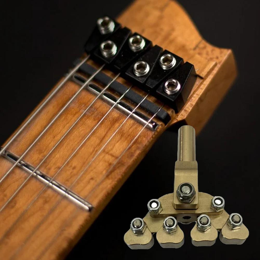 Guitar Fractal Fret Press Repair Tool Metal Guitar Curvatures Fret Installation Tool Suit for Various Radius Fretboard Accessory