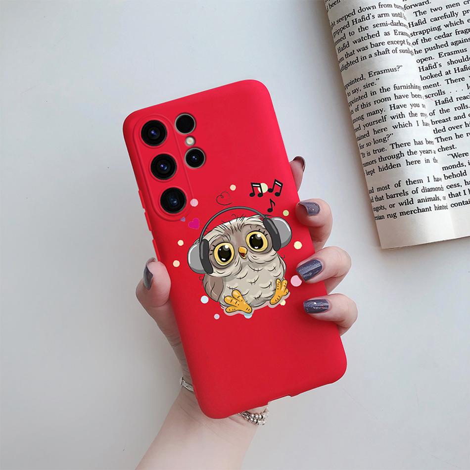 For Samsung Galaxy S24 Ultra Case S24 Plus Sunflower Girl Painted Soft Silicone Phone Case For Samsung S24 Ultra S 24 S24+ Shell