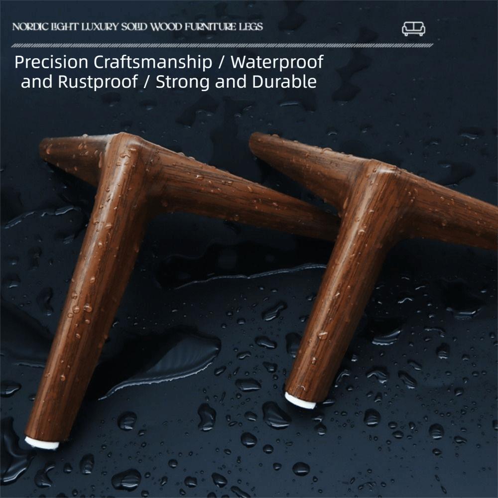 Gambe Rinforzate per Mobili Colore Noce Gambe di Supporto per Mobili TV Ferramenta Gambe per Tavolino da Caffè Tavolino da Tè