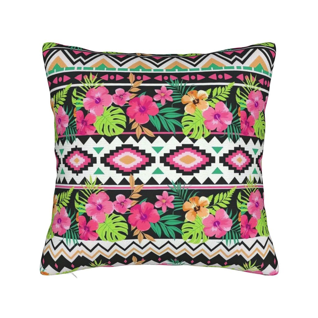 Pillow Case Vintage Tropical Sun Palm Tree Boho Design Pillow Cover For Sofa Car Home Decor Vintage Pillowcases