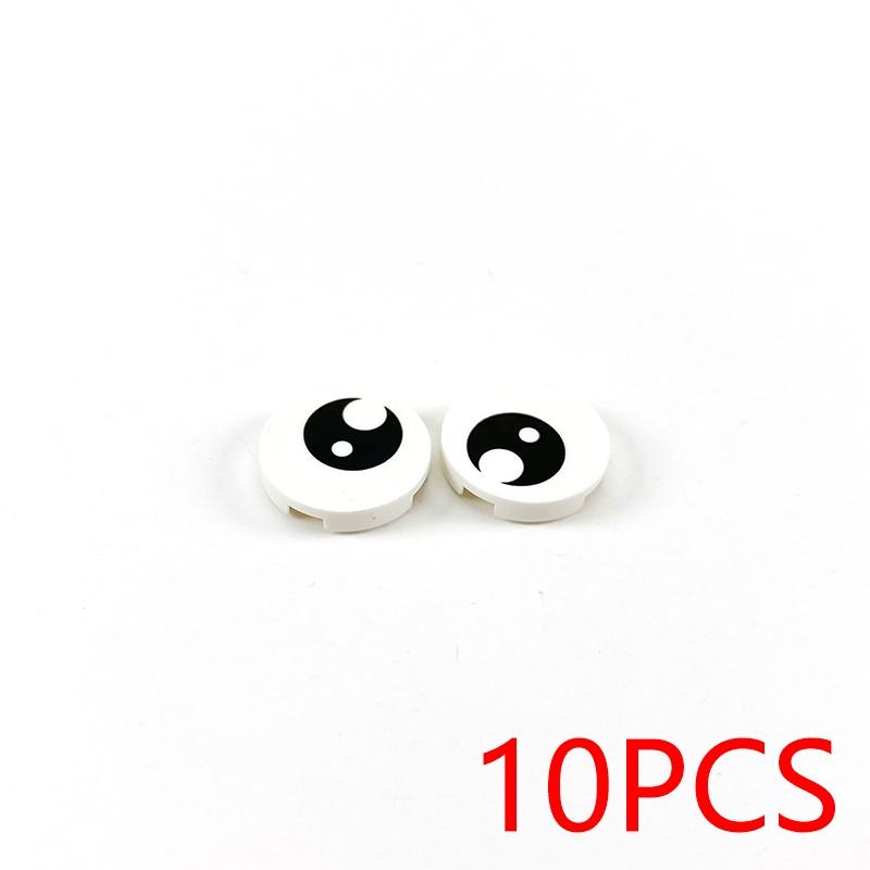 MOC Printed Tile ToyCompatible Brick Accessories Building Blocks City PC Phone Clock Pizza Parts Bricks Children Kids