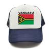 Vanuatu Trucker Cap Summer Unisex Cool Country Flag Hat Baseball Caps Unisex Outdoor Mesh Net Caps
