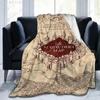 Ai Weier Extra Soft I Like Exercise Marauders Map Throw Sherpa Flannel Travel Blanket Throw Wearable Blankets Custom Blankets