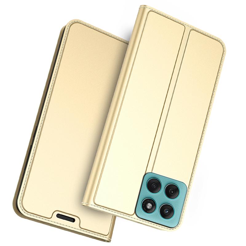 For Motorola Edge 60 5G/Edge 60 Fusion 5G Case PU Leather Phone Cover with Card Holder Stand