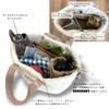 Mca Walking Bag [Boa Tote Bag] 2-Way Fluffy Bag (Lightweight, Approximately 260g, with Dividers, Pockets, and a Water Bottle Holder) Can Be Carried