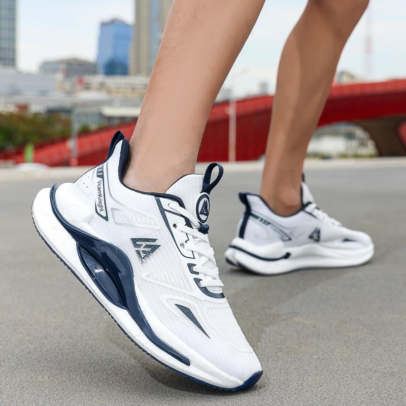 Men's Running Shoes Breathable Man Sports Sneakers Lace Up Comfort Casual Walking Shoes Athletic Training Footwear