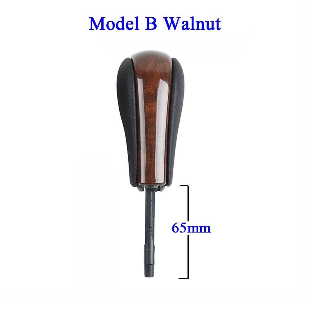 3 Colori Auto Auto Nero Fibra di Carbonio Pomello Leva Cambio Ricambio Per BMW 1 3 5 7 X3 X5 Z3 Z4 E81 E82 E85 E90 E91