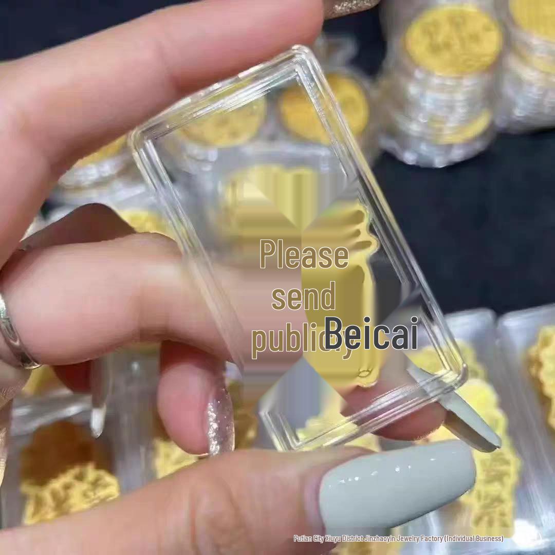 Gold Phone Sticker Set: Wealth & Princess Theme, 2mg 999 Fine Gold Gift for Prosperity Sticker + Box