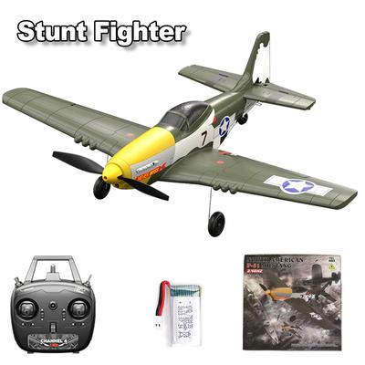 W551 4CH RC Plane 2.4G Remote Control Fighter Jet Stunt Rc Airplane Fixed Wing Plane Model Toys with Six-Axis Gyroscope