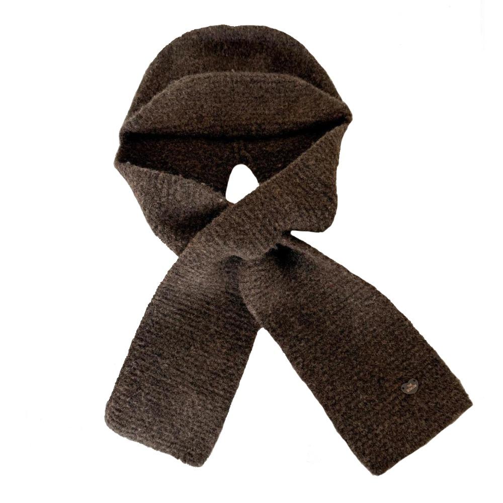 

Warmth Thickened One-Piece Scarf Cap Pullover Style Knitted Hooded Hat Fashionable Design Ear Protection Hat Autumn Season