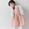Floral Long-Sleeve Cotton Apron for Women - Japanese Style Cooking Cover-Up