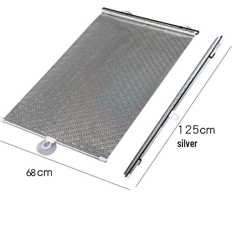 Automatic Retractable Car Windshield Sunshade and Heat Insulation Curtain