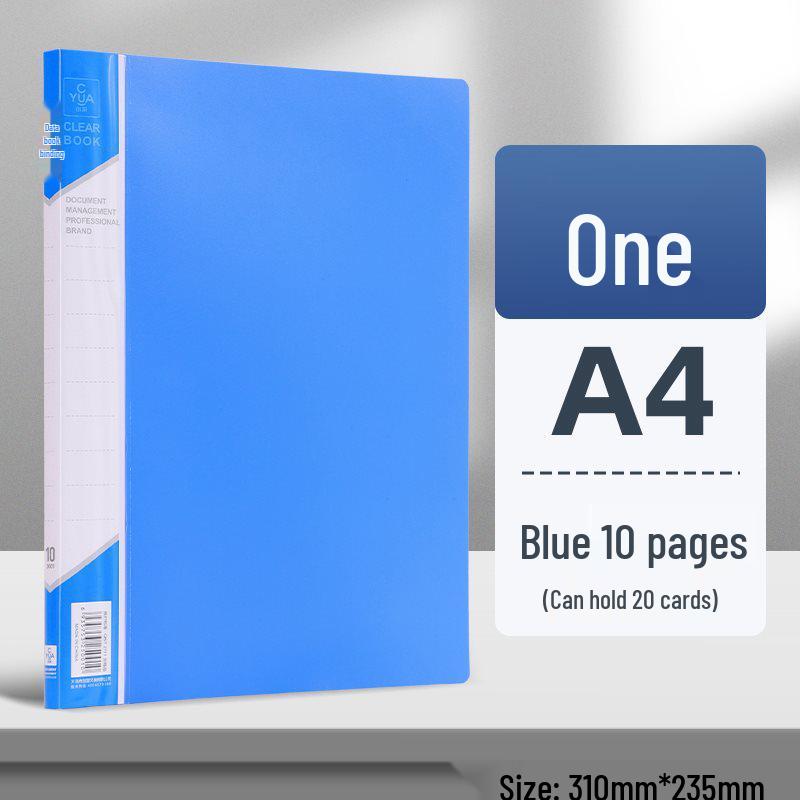 A4 Multi-Layer Transparent File Organizer Folder