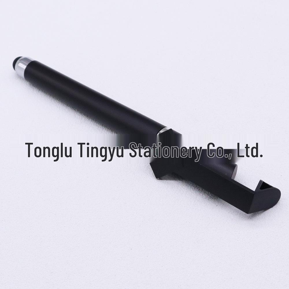 Stylus Ballpoint Pen with Touchscreen Stand & QR Code Clip