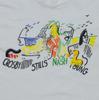 T-shirt du groupe Crosby Stills Nash Young Blanc Unisexe Toutes Tailles S-5XL T-shirt Unisexe