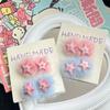 Minimalist Style Plush Star Hair Clip Ornament Sweet Fluffy Barrettes Plush BB Hairpins  Girls