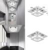 Elegant Square Crystal Led Ceiling Light Modern Minimalist Design For Living Room
