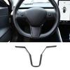 Steering Wheel Mouldings For Tesla Model 3 Y Carbon Cover Trims Accessorie 17-21