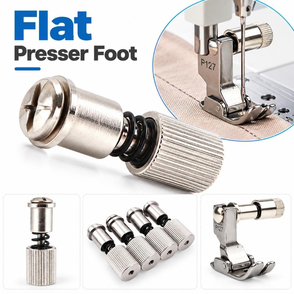 Metal Presser Foot Fastener Silver Sewing Machine Feet New Spring Clamp For Domestic Sewing