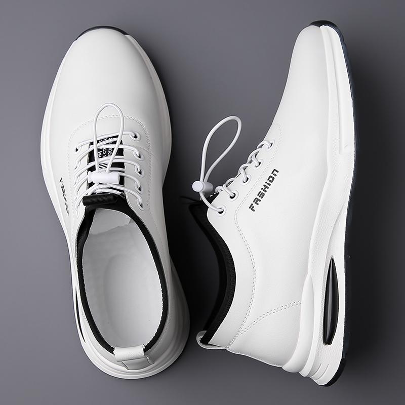 Lässige Sport-Business-Herrenschuhe Bequemer Alltagsstil Büro und Arbeit Outdoor-Tourismus und Wandern Weiß Leicht