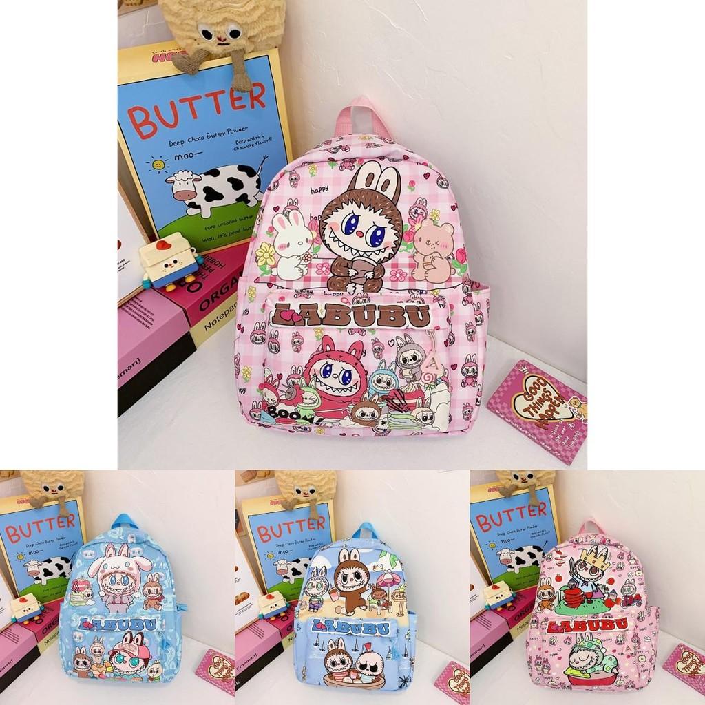 Labubu Cute Cartoon Children's Backpack Adorable Lightweight School Bag For Kids