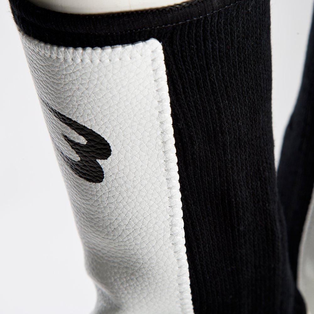 BODYMAKER Ankle Supporter 2 Martial Arts Karate Kickboxing Leg Guard Supporter White KD025WH (1 pair)