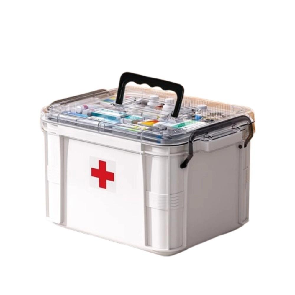 

с ручкой Коробка для хранения лекарств Пластиковая многофункциональная коробка для хранения Коробка для лекарств Для улицы белый